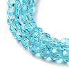 Transparent Glass Beads Strands EGLA-A035-T3mm-D08-4