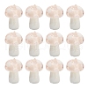 10Pcs Mushroom Handmade Lampwork Beads LAMP-YW0001-08C-1