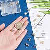 Unicraftale 20Pcs 2 Color 304 Stainless Steel Clip-on Earring Findings STAS-UN0038-43-2