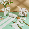 3 Rolls Cotton Frayed Ribbons OCOR-WH0045-08A-4