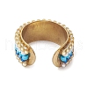 Glass Seed Beads Cuff Rings RJEW-MZ00016-01-4