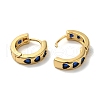 Rack Plating Brass Micro Pave Cubic Zirconia Hoop Earrings EJEW-L224-57G-03-2