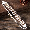 Leopard Print Glass Seed Beads Braided Bead Bracelets for Women HT9071-2-1