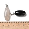 Natural Agate Dyed Pendants G-M415-04P-3