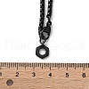 304 Stainless Steel Hexagon Pendant Box Chain Necklaces for Women NJEW-A045-25EB-5