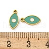 316 Surgical Stainless Steel Enamel Pendants STAS-M073-30G-3