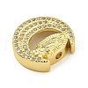 Rack Plating Brass Pave Cubic Zirconia Beads KK-U029-19G-2