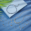   3000Pcs Tube Brass Crimp Beads for DIY Jewelry Making Finding Kit DIY-PH0005-94-2