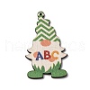Printed Wood Pendants WOOD-B009-02E-1