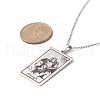 Non-Tarnish 304 Stainless Steel Cable Chain Necklaces with Lobster Claw Clasp NJEW-JN04204-3