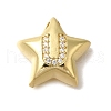 Rack Plating Brass Micro Pave Cubic Zirconia Pendants KK-I722-05G-U-1