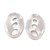 Non-Tarnish 304 Stainless Steel Pendants STAS-B031-11P-1