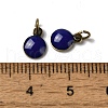 Brass Ename Charms KK-H487-22AB-03-3