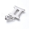 Non-Tarnish 304 Stainless Steel Pendants STAS-L210-06K-P-01-2