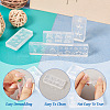9Pcs 9 Style Nail Art Ear Stud Decoration Silicone Molds DIY-TA0006-15-4