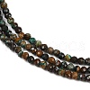 Natural Chrysocolla and Lapis Lazuli Beads Strands G-K373-B04-04-01-4