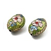 Handmade Cloisonne Beads CLB-Q002-09C-2