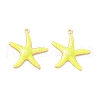 Rack Plating Brass Enamel  Pendants KK-B053-11G-2