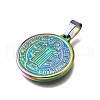 Ion Plating(IP) 304 Stainless Steel Pendants STAS-A053-24A-M-2