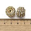 Rhinestone Brass Beads KK-D295-02G-02-2