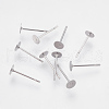 Tarnish Resistant 304 Stainless Steel Stud Earring Findings STAS-P208-02P-01-1