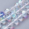 Synthetic Moonstone Beads Strands G-E468-H02-6mm-1
