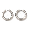 202 Stainless Steel Polishing Hoop Earrings EJEW-M106-02P-07-4