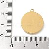 304 Stainless Steel Rhinestone Pendants STAS-I322-37G-02-3