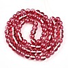 Baking Painted Transparent Glass Beads Strands DGLA-N011-10mm-06-2