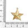 304 Stainless Steel Pendants STAS-B092-08C-G-3