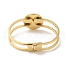Rack Plating Brass Enamel Evil Eye Hollow Bangles for Women BJEW-H607-01G-4
