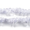 2 Layer Polyester Satin Pleated Lace Ribbon OCOR-XCP0002-08-2