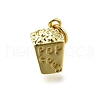 Brass Pendants KK-K400-03G-1