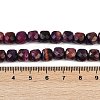 Natural Tiger Eye Dyed Beads Strands G-H028-A01-07-3