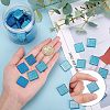 Glitter Glass Cabochons GLAA-FH0001-03A-3