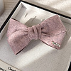 Fashionable Versatile Bowknot Velvet Hair Barrettes for Women Girl NN4842-2-1