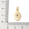 Brass Micro Pave Cubic Zirconia Pendants KK-Q030-03A-G-3