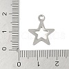 Non-Tarnish 201 Stainless Steel Pendants STAS-C108-41P-3