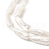 Natural Baroque Keshi Pearl Beads Strands PEAR-B004-04A-01A-3