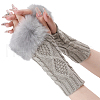 Polyacrylonitrile Fiber Yarn Knitting Fingerless Gloves COHT-PW0001-15H-1