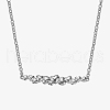 Anti-Tarnish S925 Sterling Silver Heart Pendant Necklace for Women IE2914-4-1