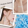 SUNNYCLUE 300Pcs 3 Styles 2-Hole Opaque Glass Seed Beads SEED-SC0001-16B-5