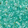 Baking Paint Transparent Colours Glass Round Beads SEED-L011-13A-03-3