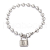 304 Stainless Steel Bracelets BJEW-M001-01P-02-1