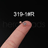 316L Surgical Stainless Steel Clear Cubic Zirconia Cartilage Earrings WG107EC-17-1