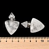 Natural Mixed Stone Perfume Bottle Pendants G-L623-10P-4