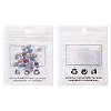 Transparent Spray Painted Glass Charms GLAA-YW0001-12-9