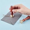 DIY Wood Wax Seal Stamp AJEW-WH0131-078-4