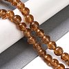 Handmade Gold Sand Lampwork Beads LAMP-Z009-01G-2