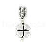 Rack Plating Brass European Dangle Charms KK-R200-03AS-02-1